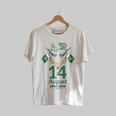 14 August shirt printing Lahore
