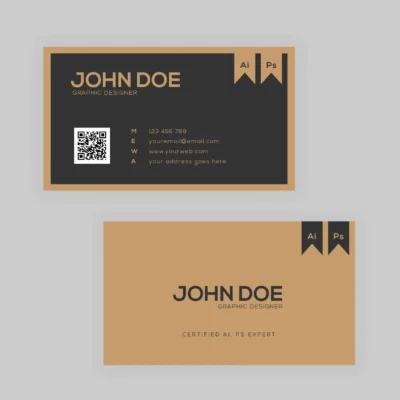 Custom Kraft Business Cards