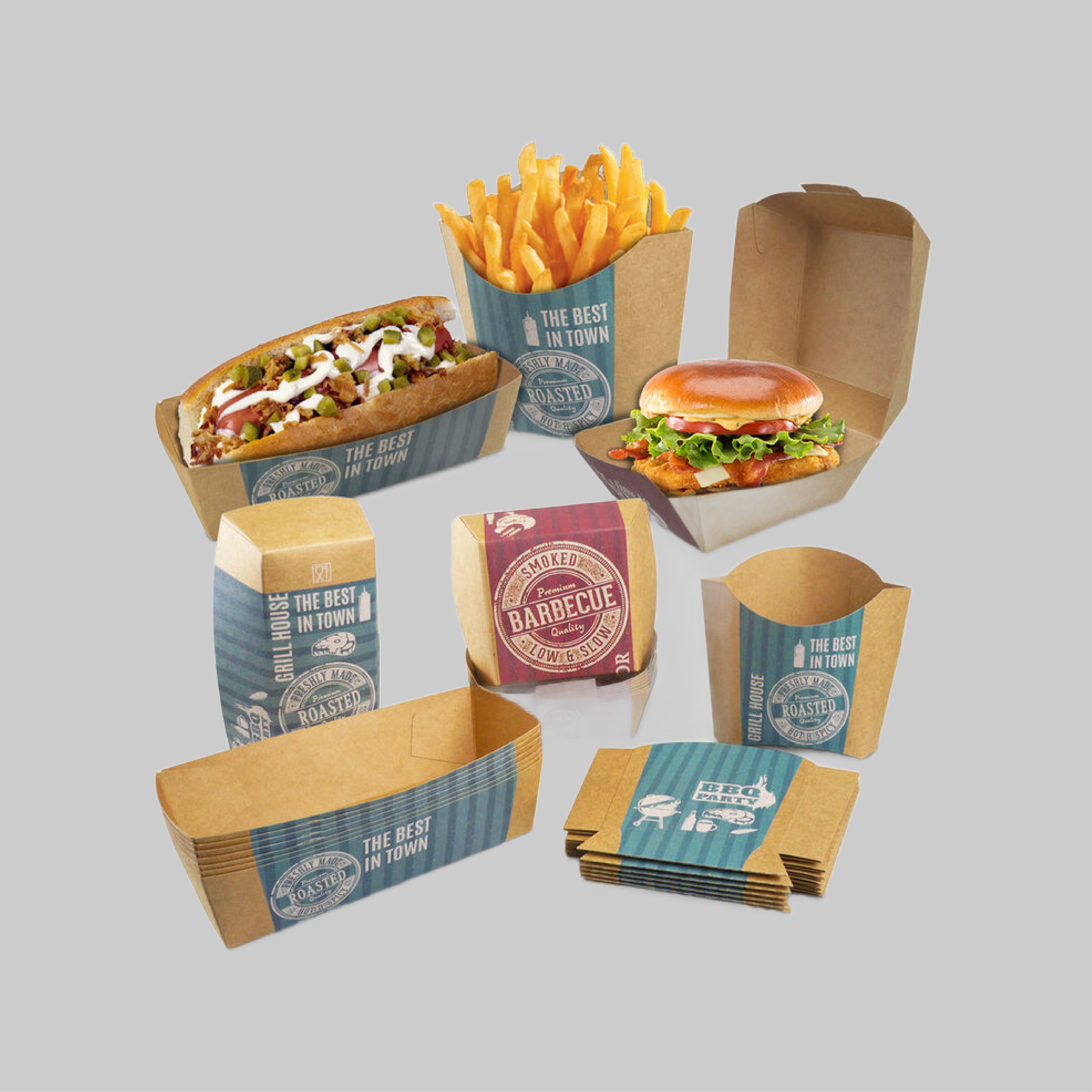 Custom Fast Food Boxes packaging - Buy in best price from Aq printing house
